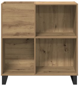 vidaXL Ντουλάπα Δίσκων Παλιό Ξύλο 84.5x38x90 εκ Ξύλο Μηχανής