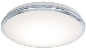 Φωτιστικό Οροφής Led Manilva 93497 White-Silver Eglo Μέταλλο,Πλαστικό