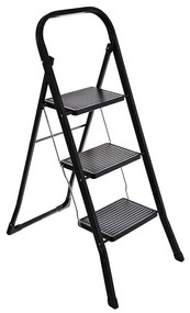 Estia 04-14711 Σκαλοσκαμπο με 3 Σκαλια 46x71x105cm, Μαύρη