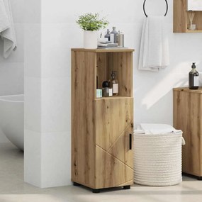 vidaXL Ντουλάπι Μπάνιου με αποθήκευση Artisan Oak 30 x 35 x 95 εκ