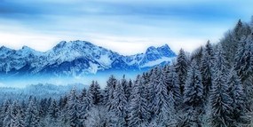 Εικόνα παγωμένα βουνά - 120x60