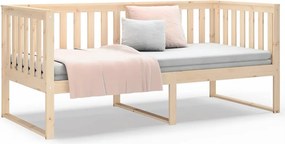 vidaXL Κρεβάτι ημέρας χωρίς στρώμα 100x200 cm Στερεό ξύλο πεύκο