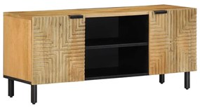 Ντουλάπι τηλεόρασης καφέ 105x33x46 cm από μασίφ ξύλο Mango