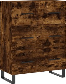 vidaXL Ντουλάπι Καπνιστή Δρυς 69,5x34x180 εκ. από Επεξεργασμένο Ξύλο