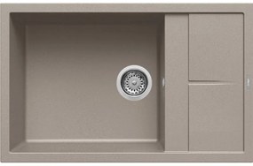 Elleci Unico 310 Ένθετος Νεροχύτης κουζίνας Tortora 43 78x50cm