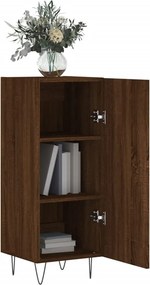 vidaXL Ντουλάπι Καφέ Δρυς 34,5 x 34 x 90 εκ. Επεξεργασμένο Ξύλο