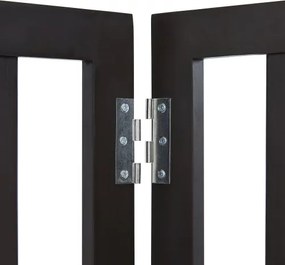 VEVOR Free Standing Dog Gate 24x60 inch Freestanding Pet Gate Foldable Brown