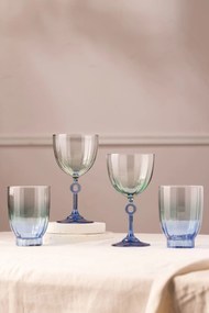 Glass Set (4 Pieces) Elite 320 - Blue Blue