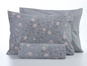 Σετ Παπλωματοθήκη Μονή Liliana 23 Grey 1x(170x240) + 1x(52x72) - Nef-Nef Homeware