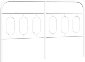 vidaXL Ανταλλακτικό κεφαλάρι Λευκό 140 εκ. Μεταλλικό
