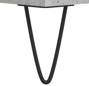 vidaXL Δισκοθήκη Γκρι Σκυροδέματος 85 x 38 x 48 εκ. από Επεξεργ. Ξύλο