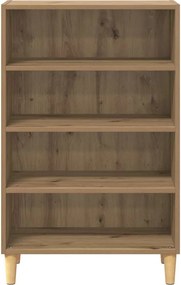 vidaXL Πλαϊνό γραφείο Artisan Oak 57 x 35 x 89.5 εκ Επεξεργασμένο ξύλο