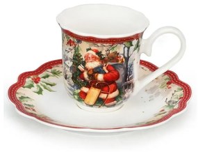 Φλυτζάνι Καφέ Santa Vintage (Σετ 2Τμχ) 760053 90ml Multi Marva