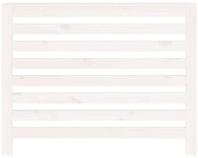 vidaXL Κάλυμμα Καλοριφέρ Λευκό 108,5x19x84 εκ. από Μασίφ Ξύλο Πεύκου