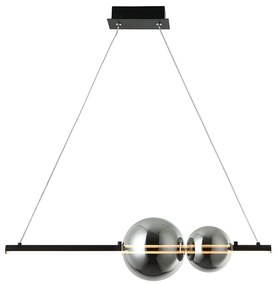 Φωτιστικό Οροφής LED Dimmable Zambelis 22109 Black Matt