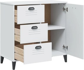 vidaXL Μπουφές VIKEN Λευκός 80 x 40 x 80 εκ. από Επεξεργασμένο Ξύλο