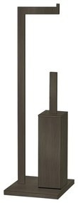 Καλόγερος W220xD190*H830 mm με Πιγκάλ-Χαρτοθήκη Επιδαπέδιος Dark Bronze Mat Sanco Stands 0544-DM25