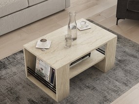 Τραπεζάκι Σαλονιού Τραβερτίνη IRIS 40x50x80
