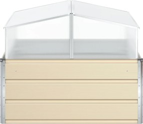 vidaXL Γλάστρα Ελεφαντόδοντο 100 x 100 x 77 cm Επικαλυμμένος Χάλυβας