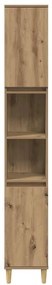 vidaXL Ντουλάπι μπάνιου Δρυς τεχνίτης 30x30x190 cm Κατασκευασμένο ξύλο