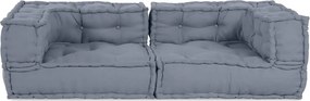 vidaXL Μονάδα Μοντέρνου Καναπέ 3 pcs Γκρι 140 x 70 x 36 εκ Ύφασμα