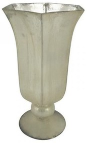 Βάζο Διακοσμητικό Vrodduels 76788 14x22cm Ivory Artekko Glass