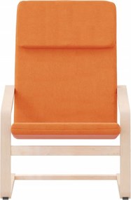 vidaXL Πολυθρόνα Relax Σκούρο Κίτρινο Υφασμάτινη
