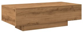 Τραπεζάκι Σαλονιού Artisan Δρυς 100 x 49,5 x 31 εκ. Επεξ. Ξύλο - Καφέ
