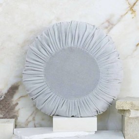 Διακοσμητικό Μαξιλάρι Βελουτέ (Φ45) Nima Pillows Velluto Grey