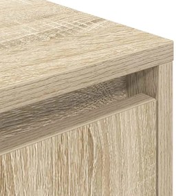 ΚΟΜΟΔΙΝΟ ΜΕ ΦΩΤΑ LED SONOMA OAK 38X34X50 CM 861269