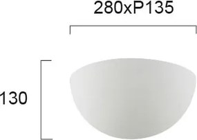 Απλίκα Τοίχου Viokef Closed Ceramic 4088400