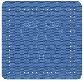 Αντιολισθητικό Ντουζιέρας Foot 4388 Blue Kleine Wolke 55Χ55 Καουτσούκ