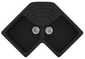 Sanitec Classic 310 Granite Black Νεροχύτης