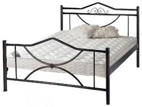 Metal Bed Margarita Γκρί Σφυρήλατο, 0.90x200 εκ.