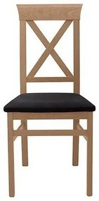 Καρέκλα Boston AM121, Sibu χρυσό πεύκο, Μαύρο, 95x45x50cm, 8 kg, Ταπισερί, Ξύλινα, Ξύλο | Epipla1.gr