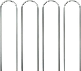 vidaXL Τέρμα Ποδοσφαίρου &amp; Δίχτυ Λευκό 214x75x152εκ Ατσάλι/Πολυεστέρας
