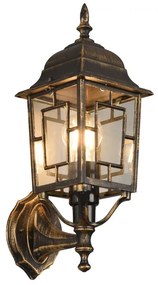 Φωτιστικό Επίτοιχο Trio Lighting VOLTURNO 205960128 Αντικέ Καφέ-Σκουριά (Antique Rust)