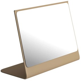 Καθρέπτης Επιτραπέζιος 2015-103 20x10x18cm Matt Beige Pam&amp;Co Stainless Steel