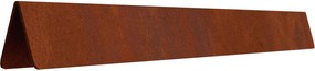 vidaXL Περίγραμμα γκαζόν 4 pcs Σκ rusty 450 x 0,05 x 25 εκ