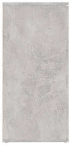 vidaXL Μπουφές Γκρι Σκυροδέματος 160 x 36 x 75 εκ. από Επεξ. Ξύλο