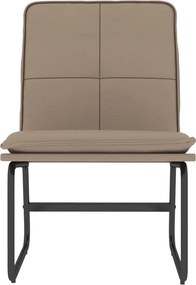 vidaXL Πολυθρόνα Καπουτσίνο 54x75x76 εκ. από Συνθετικό Δέρμα