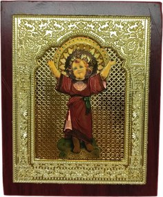 Ξύλινη Εικόνα σε Κορνίζα 11x13cm