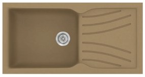 Sanitec Classic 324 Metallic Coffee Νεροχύτης 55cm