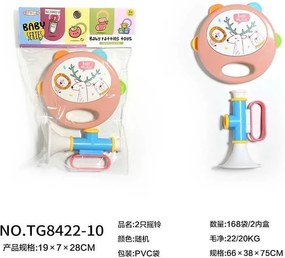 Σετ βρεφικές κουδουνίστρες - TG8422-10 - 2pcs - 917388