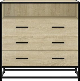 vidaXL Συρταριέρα Sonoma Δρυς 70x41x70 εκ. από Επεξεργασμένο Ξύλο