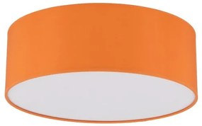 Πλαφονιέρα Φωτιστικό Οροφής 4xE27 Ύφασμα Nicola TK Lighting-10153-Πορτοκαλί 10153
