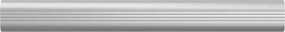 vidaXL Ράβδος Ντουλάπας 12 pcs Ασημί 264 x 15 x 29 mm