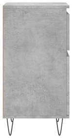 vidaXL Συρταριέρα Γκρι Σκυροδ. 40 x 35 x 70 εκ. από Επεξεργασμένο Ξύλο