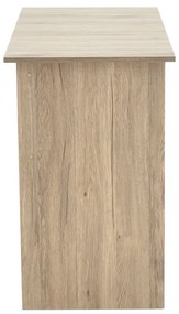 Γραφείο εργασίας με συρτάρι Michael pakoworld sonoma 88x45x72εκ (1 τεμάχια)