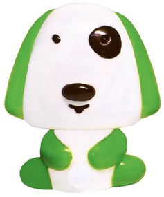 Λαμπάκι Νυχτός Σκυλάκι 82204LEDGN Green Plastic